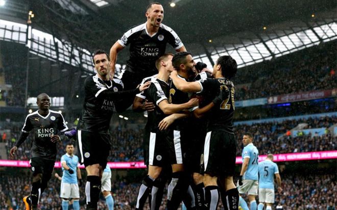 Los jugadores del Leicester son una piña Los jugadores del Leicester son una piña