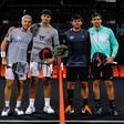 Imagen del duelo entre Tapia/Coello y Javi Leal/José García Diestro