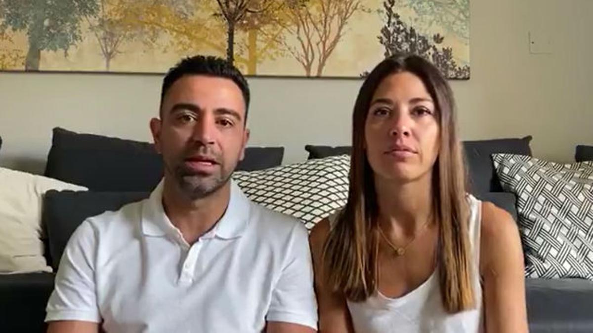 Xavi y su mujer donan un millón de euros al Hospital Clínic para la lucha contra el Coronavirus