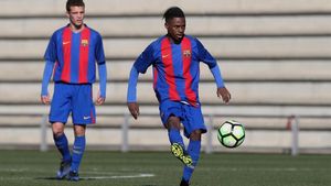 Braima Fati con el juvenil Braima Fati con el juvenil