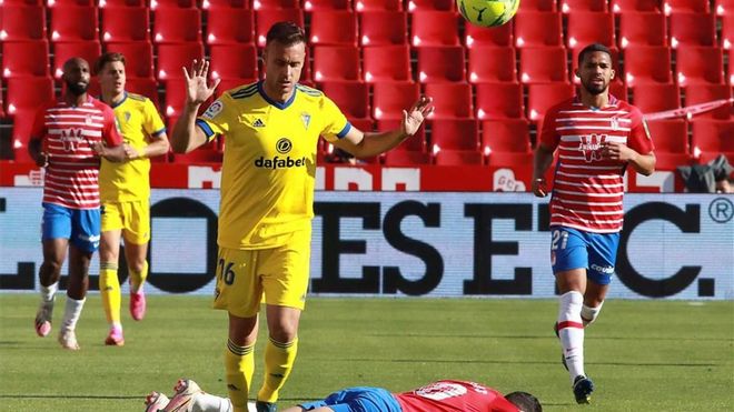 Juan Cala, durante un partido de Liga esta temporada. Juan Cala, durante un partido de Liga esta temporada.