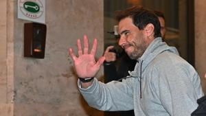 Nadal arrives for Nitto ATP finals in Turin