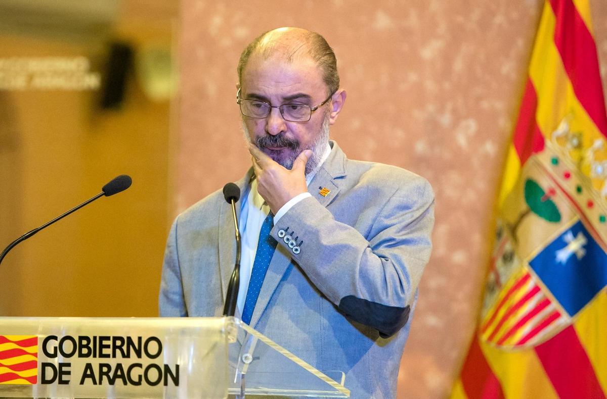 El presidente de Aragón, Javier Lambán.