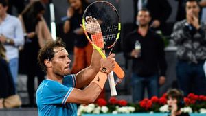 Nadal agradeció su apoyo al público Nadal agradeció su apoyo al público