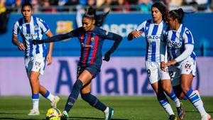 Salma Paralluelo, jugadora del Barcelona femenino