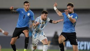 Leo Messi, ante Uruguay