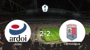El CF Ardoi salva un punto ante el Cantolagua (2-2) El CF Ardoi salva un punto ante el Cantolagua (2-2)