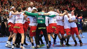 Euforia tras el primer título mundial de su historia Euforia tras el primer título mundial de su historia