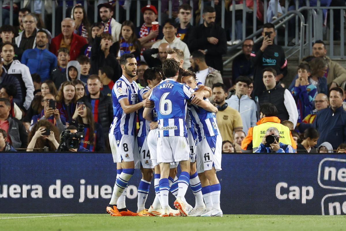 FC Barcelona - Real Sociedad | El gol de Mikel Merino