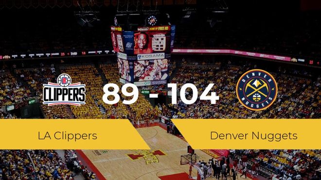 Denver Nuggets sella su pase de ronda tras derrotar a LA Clippers por 89-104 Denver Nuggets sella su pase de ronda tras derrotar a LA Clippers por 89-104