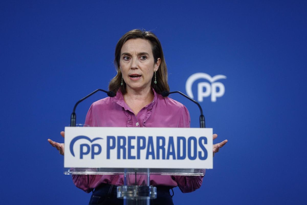 Rueda de prensa de la secretaria general del Partido Popular Cuca Gamarra Rueda de prensa de la secretaria general del Partido Popular Cuca Gamarra