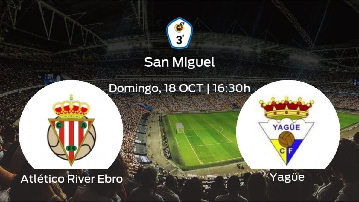 Previa del partido: primer duelo del campeonato para el Atlético River Ebro y el Yagüe Previa del partido: primer duelo del campeonato para el Atlético River Ebro y el Yagüe