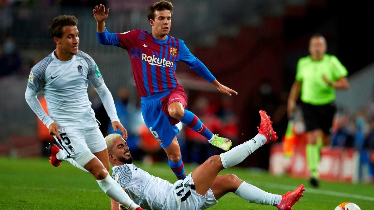 Riqui Puig, en el duelo ante el Granada Riqui Puig, en el duelo ante el Granada