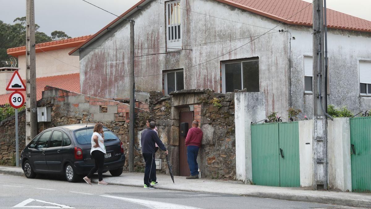 La casa donde murió la niña, en Vigo. La casa donde murió la niña, en Vigo.