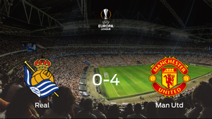 El Manchester United arrolla a la Real Sociedad en la primera eliminatoria de dieciseisavos de final (0-4) El Manchester United arrolla a la Real Sociedad en la primera eliminatoria de dieciseisavos de final (0-4)