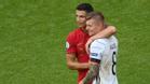Kroos y Cristiano, en el Alemania - Portugal de la Eurocopa