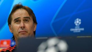 Lopetegui ofreció una de sus últimas ruedas de prensa Lopetegui ofreció una de sus últimas ruedas de prensa
