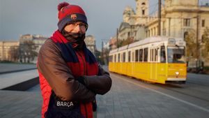 Ivan Zaborszky, fundador de la única penya del Barça en Hungría Ivan Zaborszky, fundador de la única penya del Barça en Hungría