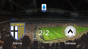 El Parma y el Udinese se reparten los puntos y empatan 2-2 El Parma y el Udinese se reparten los puntos y empatan 2-2