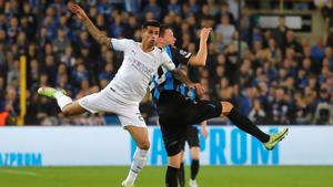 El gol de Cancelo ante el Brujas