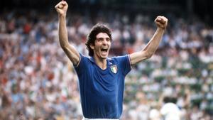 Paolo Rossi fue el Bota de Oro del Mundial 1982 con seis goles; el último, el que abrió el triunfo en la final