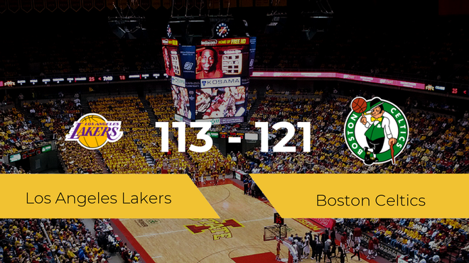 Boston Celtics se hace con la victoria contra Los Angeles Lakers por 113-121 Boston Celtics se hace con la victoria contra Los Angeles Lakers por 113-121