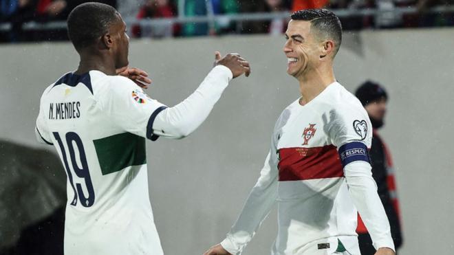 Cristiano y Portugal se lo pasan bien ante Luxemburgo