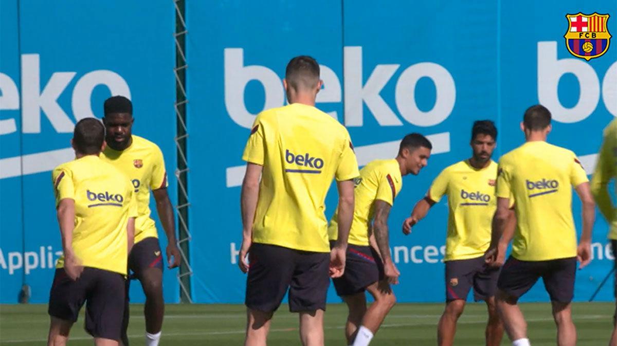 Messi y Ansu Fati siguen entrenando al margen del grupo