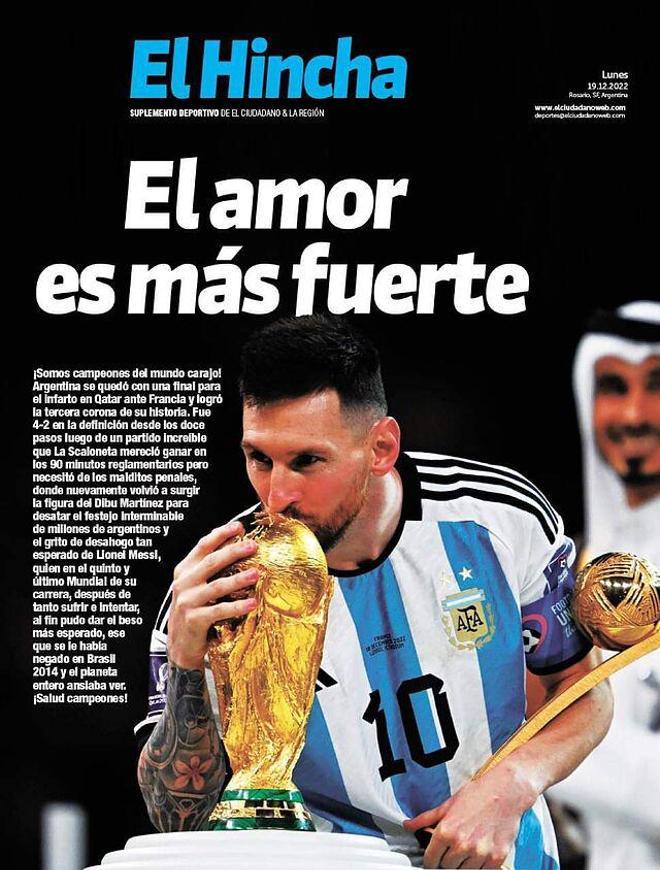 Para enmarcar: las portadas de todo el mundo se rinden a Messi