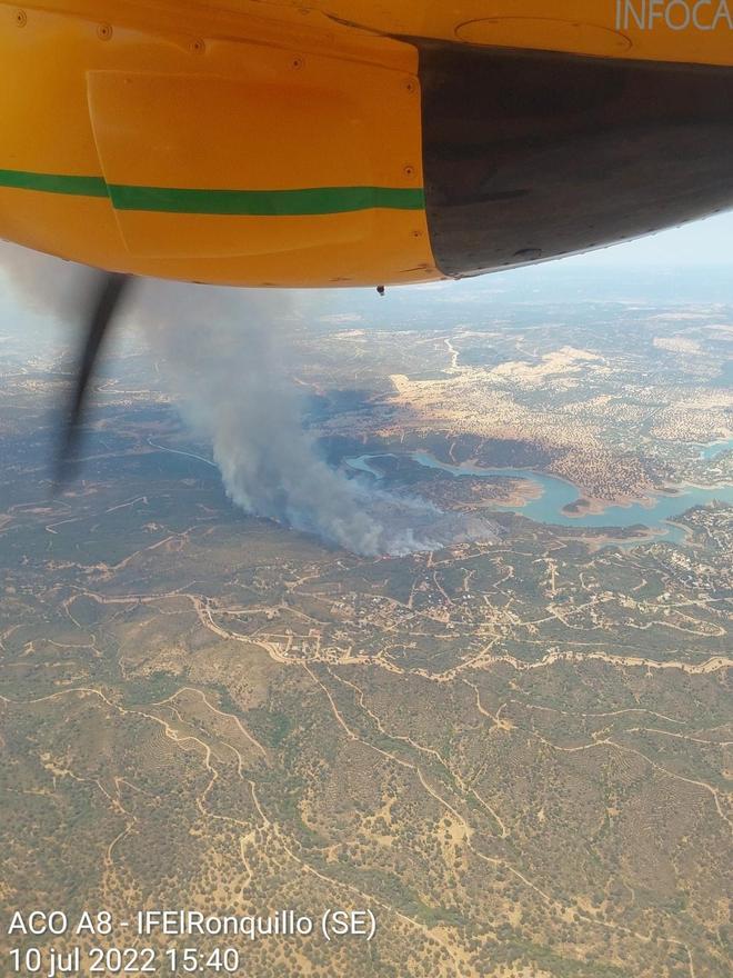 Declarado un incendio forestal en nivel 1 del Plan de Emergencias en Sevilla