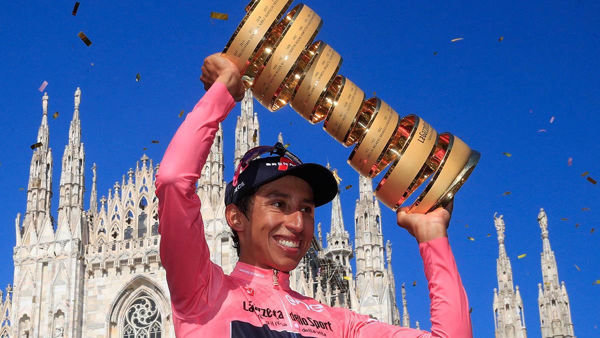 Egan Bernal, vencedor del Giro 2021