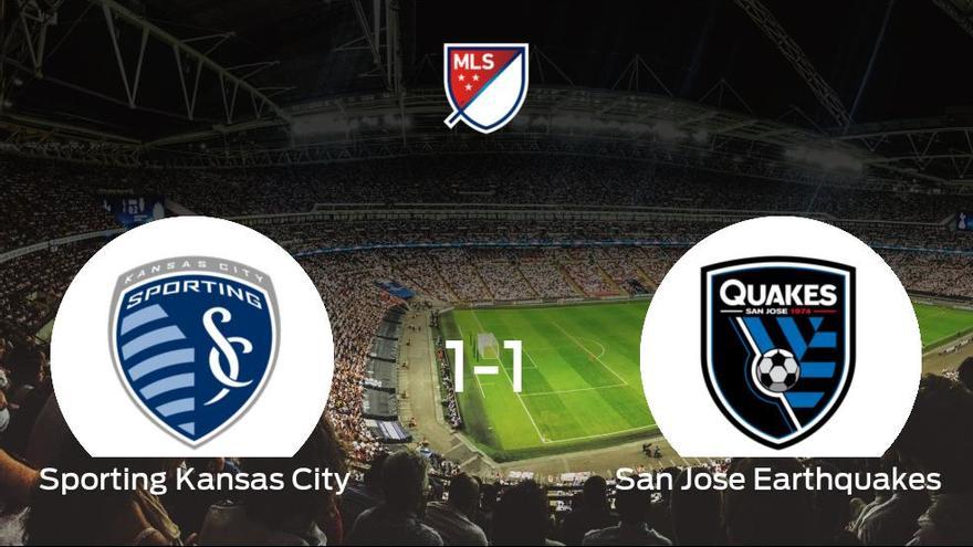 1-1 between Sporting Kansas City and San Jose Earthquakes