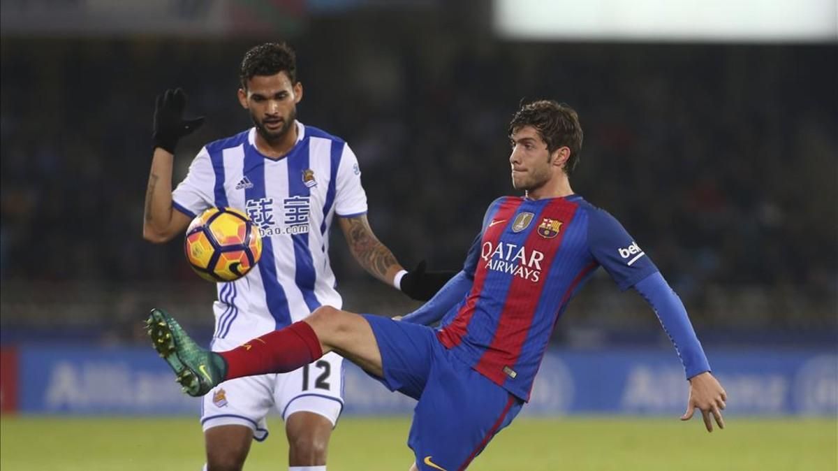 Sergi Roberto volverá a enfrentarse a Willian José Sergi Roberto volverá a enfrentarse a Willian José