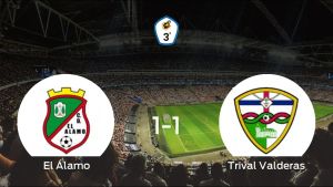 El Álamo y el Trival Valderas se reparten los puntos tras su empate a uno El Álamo y el Trival Valderas se reparten los puntos tras su empate a uno