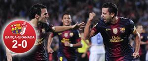 Xavi desatascó el partido con un golazo en el 87 Xavi desatascó el partido con un golazo en el 87