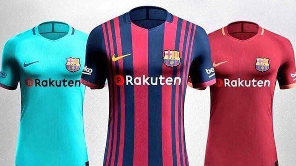 Estas serán las camisetas del FC Barcelona 2017-18