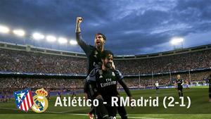 Las mejores imágenes del Atlético - Real Madrid (2-1)