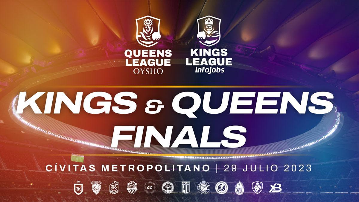 Las finales de la Kings y la Queens League se jugarán en el Metropolitano