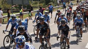 El Movistar Team, en La Vuelta
