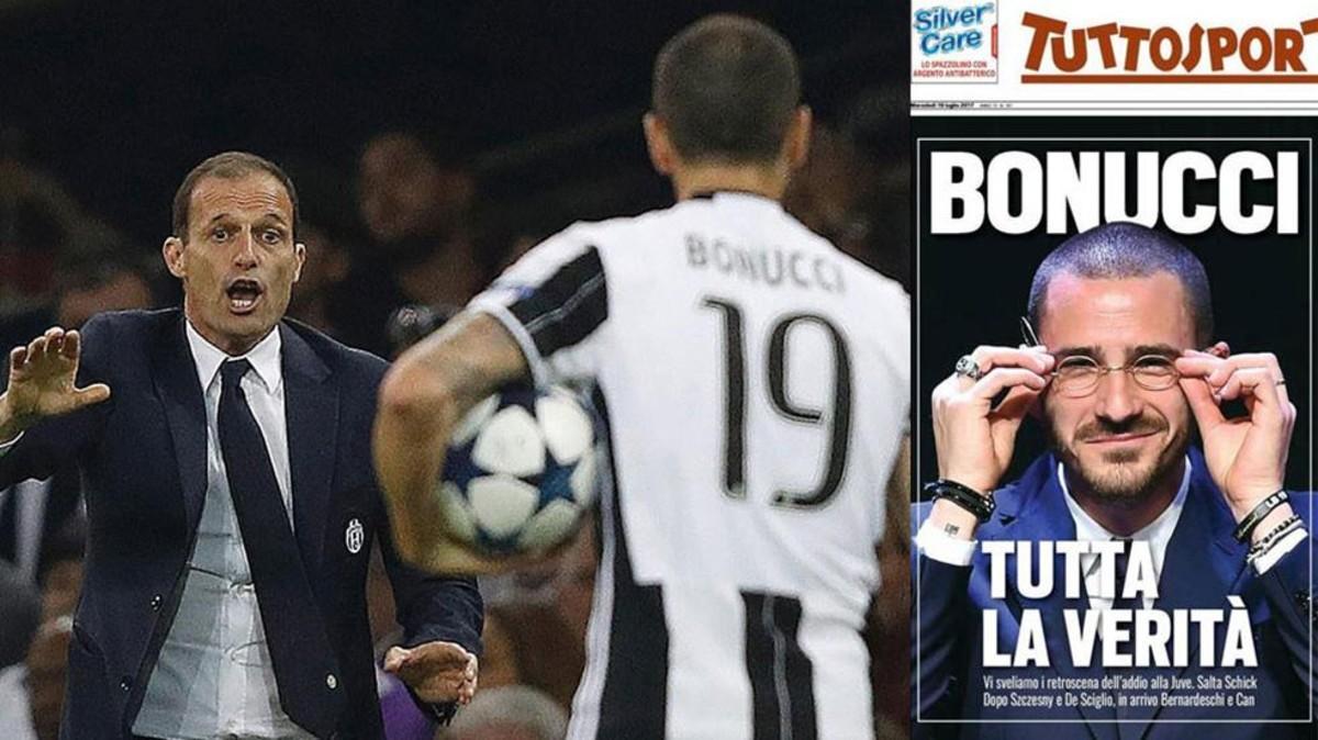 El diario Tuttosport revela las claves del divorcio Bonucci-Juventus