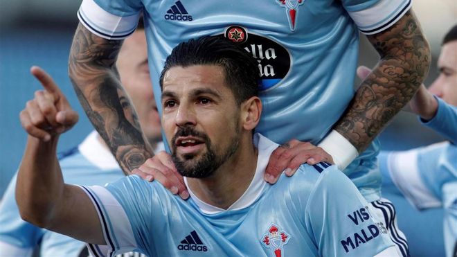 Nolito festeja el gol del Celta al Getafe Nolito festeja el gol del Celta al Getafe
