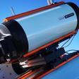 Prototipo de telescopio instalado en el Observatorio del Teide, uno de los cuatro que formarán parte de la red de vigilancia de asteroides.