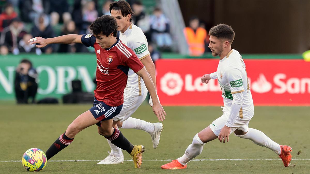 Resumen y goles del Elche-Osasuna (1-1), perdidos en la jornada 18 de LaLiga Santander 2022-2023