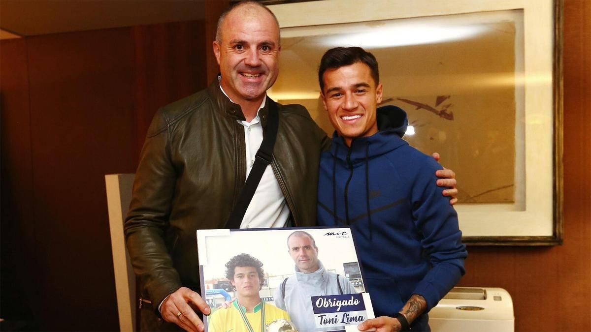 Toni Lima, junto a Coutinho Toni Lima, junto a Coutinho