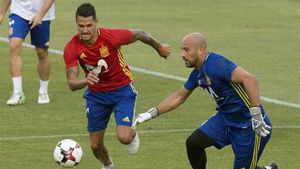 Vitolo se encuentra concentrado estos días con la selección española Vitolo se encuentra concentrado estos días con la selección española
