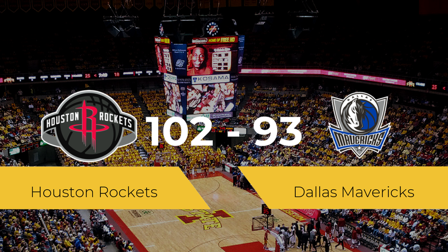 Houston Rockets win 102-93 over Dallas Mavericks