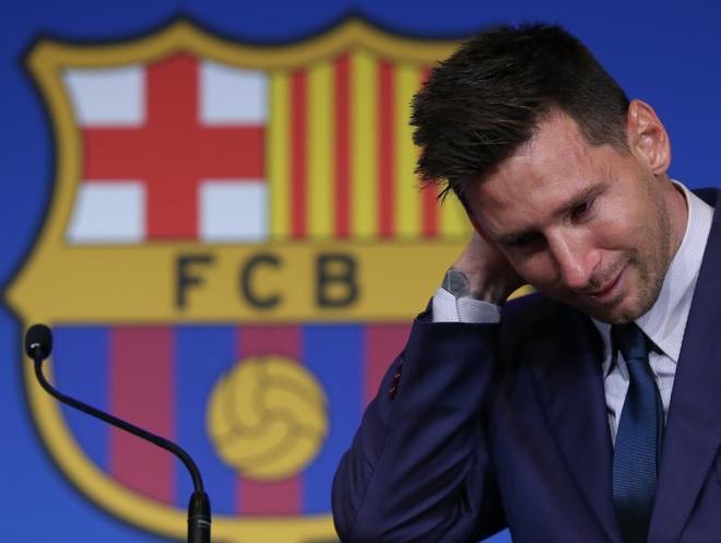 Las imágenes más duras de Leo Messi entre lágrimas