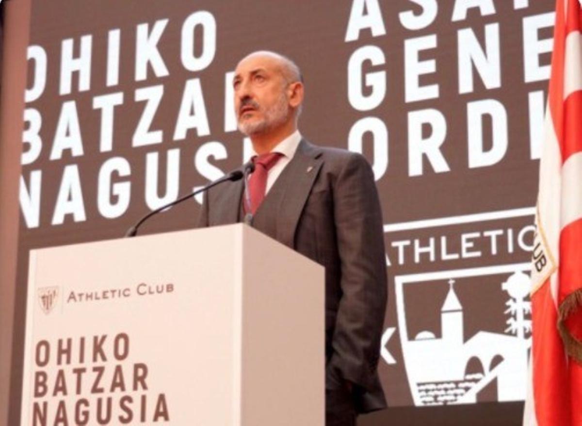 Elizegi, presidente del Athletic