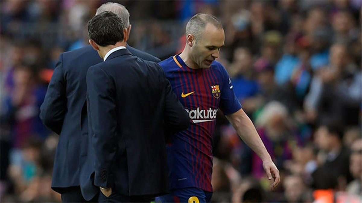 LALIGA | FC Barcelona - Atlético de Madrid (1-0): La lesión de Andrés Iniesta