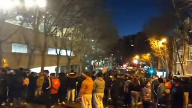 Muchos aficionados del Rayo se concentraron en los alrededores del estadio Muchos aficionados del Rayo se concentraron en los alrededores del estadio